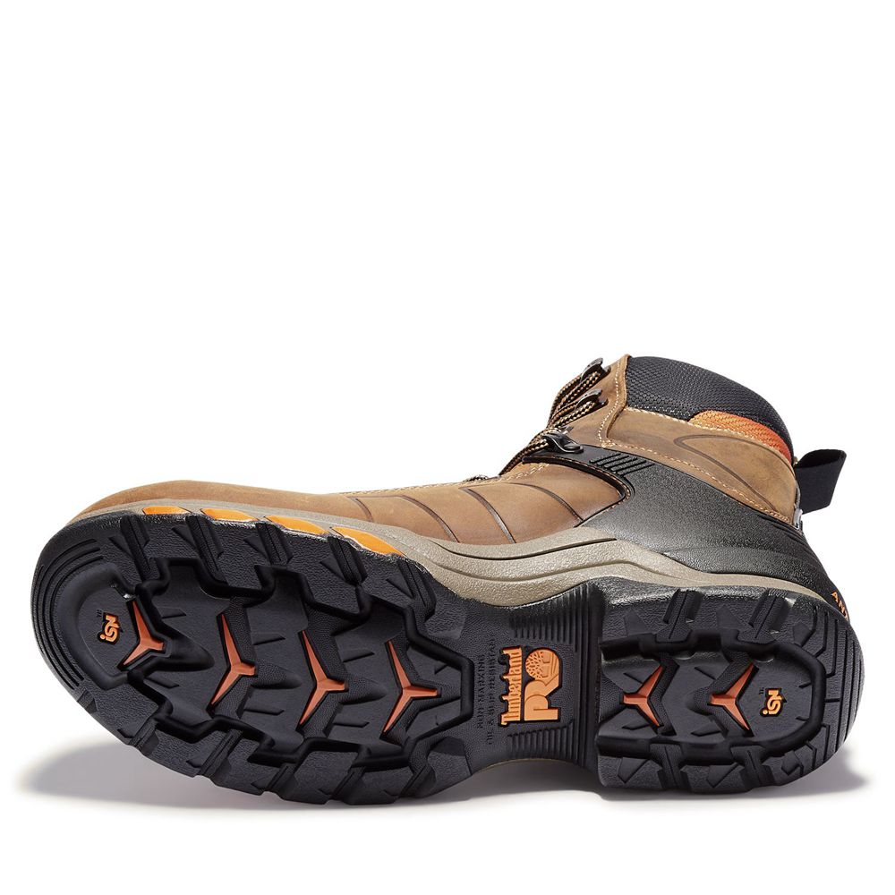 Bocanci De Muncă Timberland Barbati Maro/Negrii - Pro® Hypercharge 8\" Comp Toe - Romania - TUSZGW283